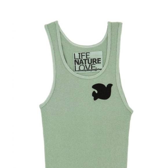 NWT FREECITY unisex rtu/1999 supervintage ribbed tank top - Picture 8 of 8